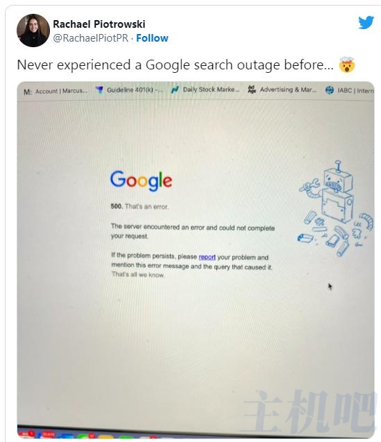 谷歌数据中心发生爆炸，搜索服务异常