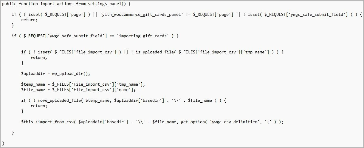 赶紧升级！WordPress  YITH WooCommerce 礼品卡插件被爆严重漏洞
