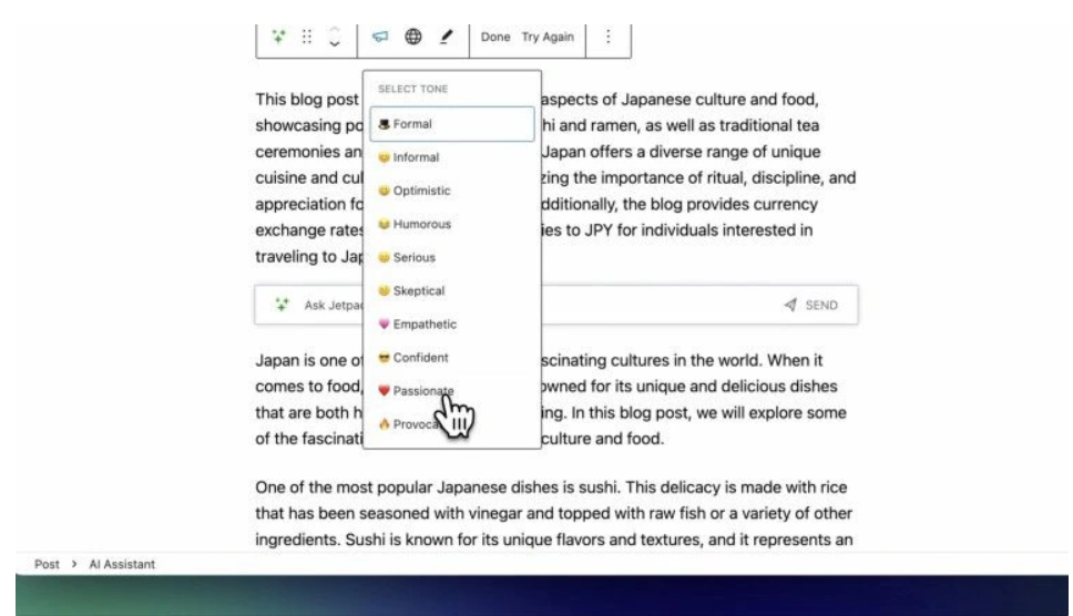 WordPress紧跟时代,引入 AI 助手,可撰写博文、纠正语法、翻译内容插图1 WordPress紧跟时代,引入 AI 助手,可撰写博文、纠正语法、翻译内容插图1