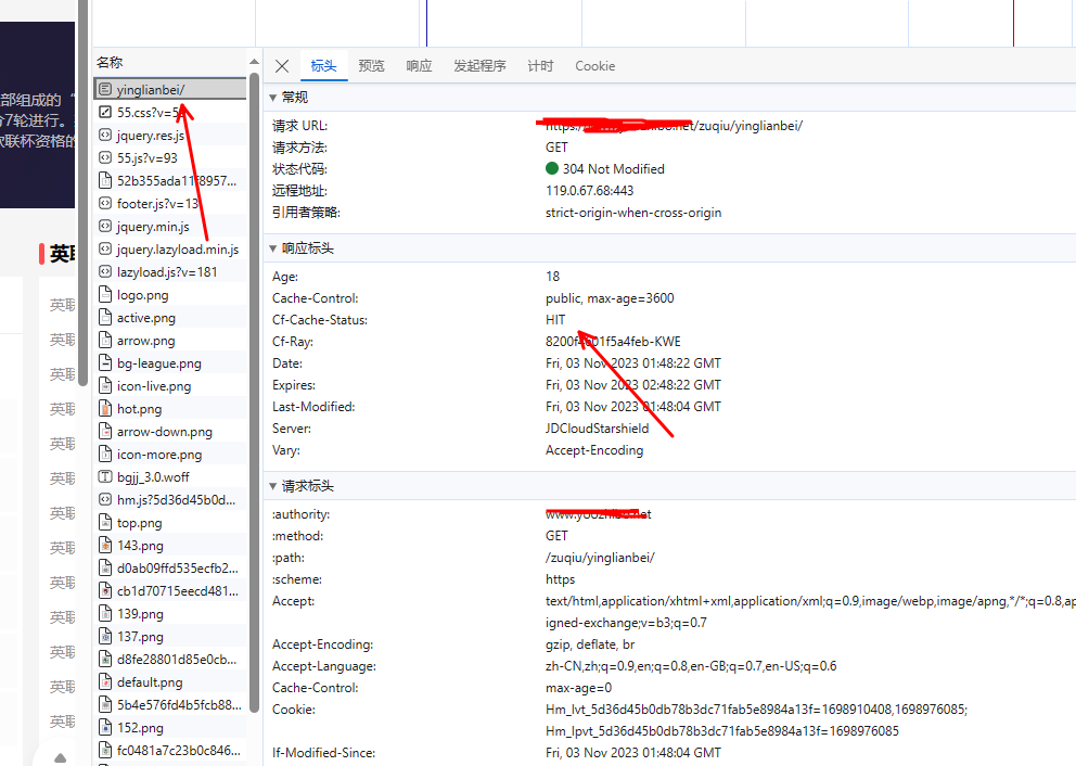 如何查看已经接入的京东云星盾的网站资源是否缓存生效插图1 如何查看已经接入的京东云星盾的网站资源是否缓存生效插图1