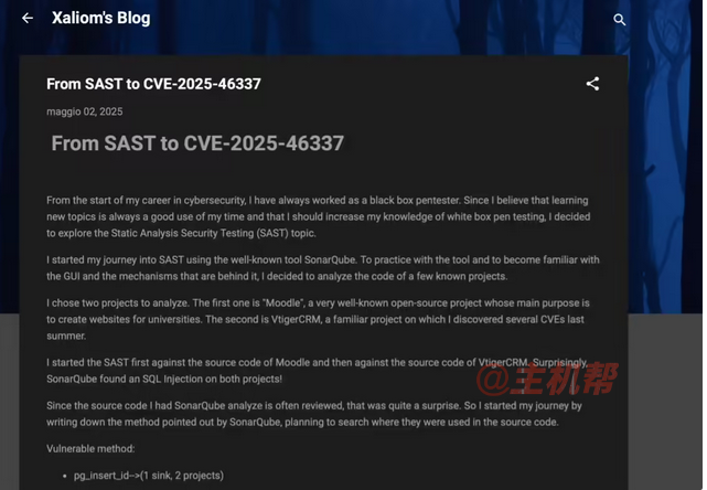 PHP 开源项目 ADOdb 发布 v5.22.9 版本,修复 CVSS 满分严重安全漏洞插图2 PHP 开源项目 ADOdb 发布 v5.22.9 版本,修复 CVSS 满分严重安全漏洞插图2