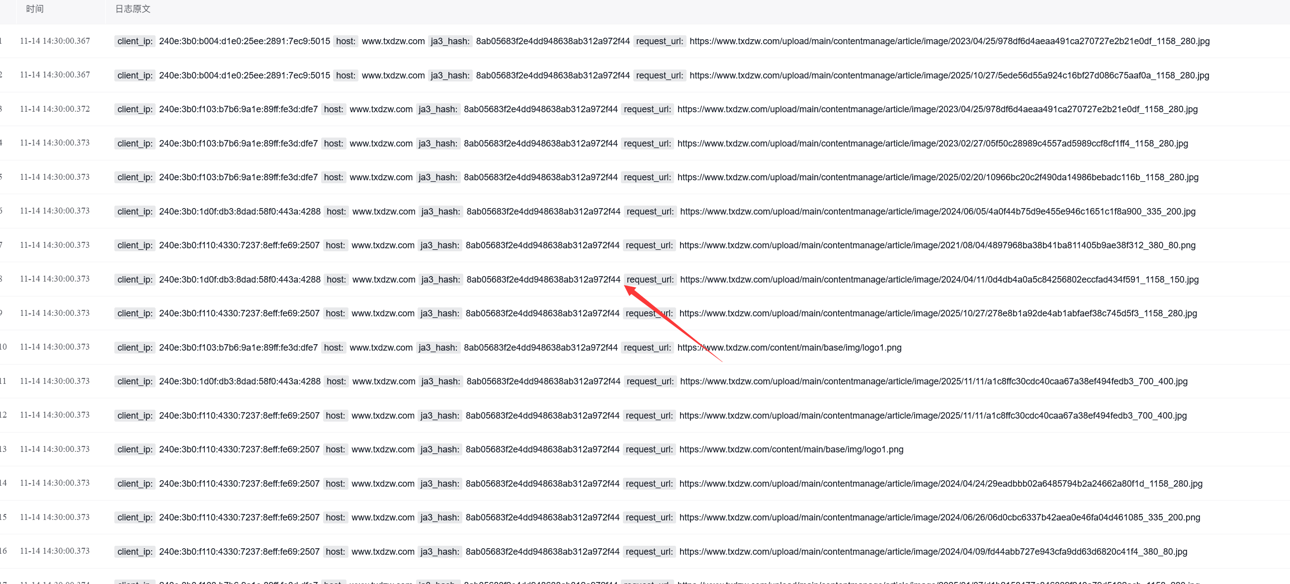 使用百度云防护 JA3 指纹功能成功解决某政府网站被刷流量问题插图2