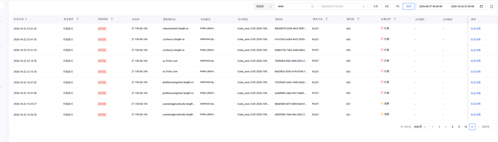 使用百度云防护WAF防护PHP2Shell漏洞