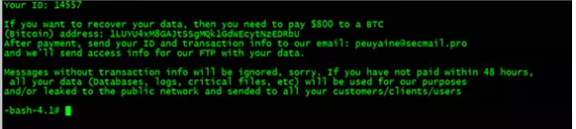 腾讯云安全： Linux 服务器开始出现比特币勒索事件