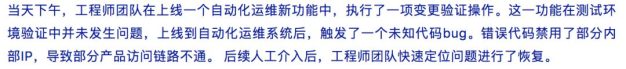 阿里云瘫痪到谷歌云瘫痪：因新功能 bug 被触发