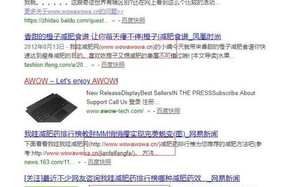 年入百万的我哇减肥网整体SEO优化方案