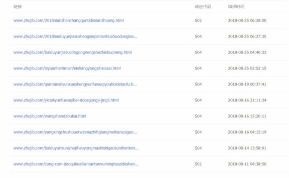 百度云虚拟主机又一次502 纠结要不要换云服务器