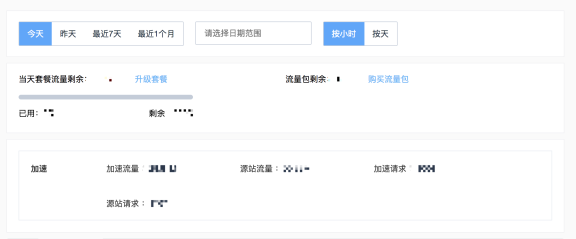百度云加速数据报表详细介绍