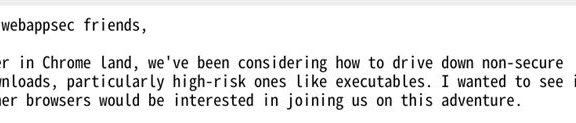 Chrome浏览器将不让HTTPS网站通过HTTP下载文件
