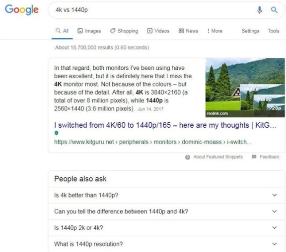 谷歌正测试突出显示与搜索内容匹配的网站内容