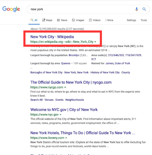 谷歌正测试新设计搜索结果页面:新增网站图标 移除URL