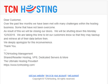 网爆国外20多家VPS服务商集体跑路