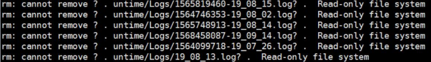linux系统变为只读出现提示Read-only file system的解决办法