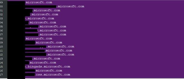 Microsoft.com等微软系网站被发现存在子域劫持问题