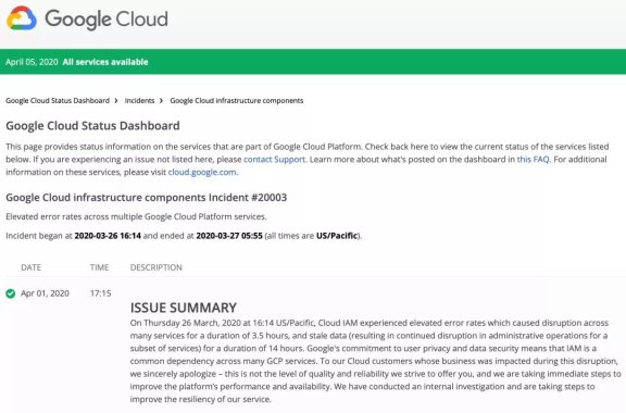 谷歌云故障 14 个小时:“队列突变大量积压”引起的
