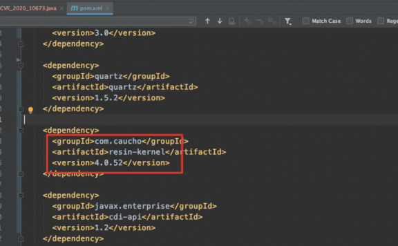 jackson-databind远程代码执行漏洞分析(CVE-2020-10673)