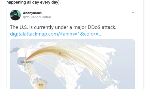 6月15日美国发生大规模 DDoS 攻击:AT&T、Twitter、Netflix、谷歌等 30 家遭殃
