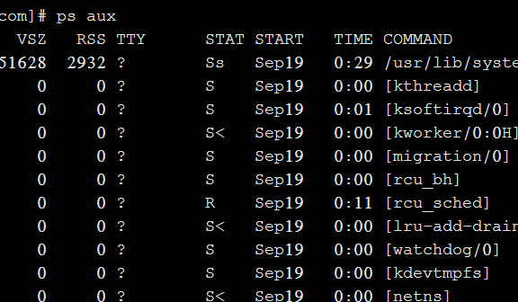 LINUX服务器如何查看进程
