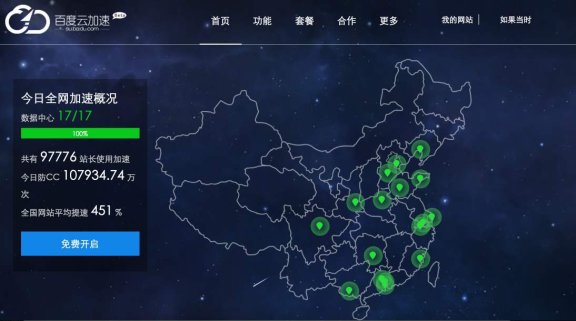 百度云加速CDN可以防DDOS吗？防攻击的原理是什么?