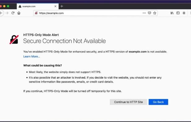 Firefox 83浏览器引入仅支持HTTPS模式 HTTP需要用户同意才可以访问