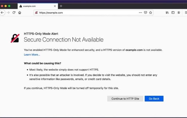 Firefox 83浏览器引入仅支持HTTPS模式 HTTP需要用户同意才可以访问