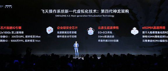 阿里云发布神龙 4.0 架构：将云计算带进 5 微秒时延时代