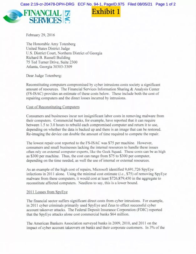 服务器托管公司CEO 因帮助网络犯罪团伙攻击被判60 个月