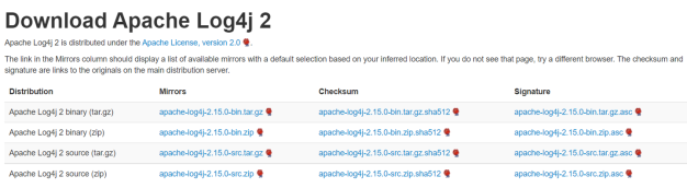Apache Log4j发布新版2.15.0 解决严重漏洞,为向后兼容,没移除旧功能导致