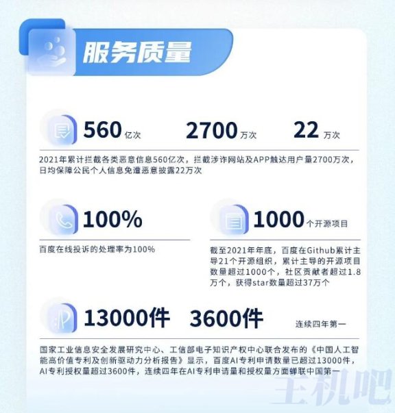 百度：2021年年均拦截各类恶意信息560亿次