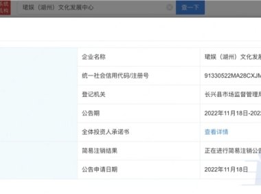 王思聪直播公司熊猫互娱正式结束 公司已注销