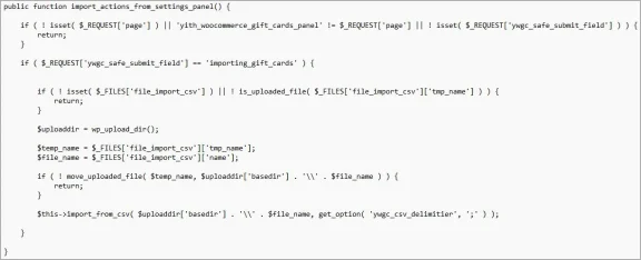 赶紧升级!WordPress YITH WooCommerce 礼品卡插件被爆严重漏洞