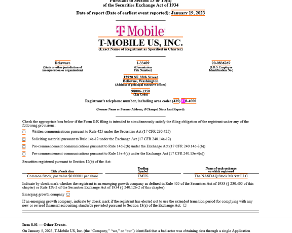 美国电信运营商 T-Mobile 再遭黑客攻击