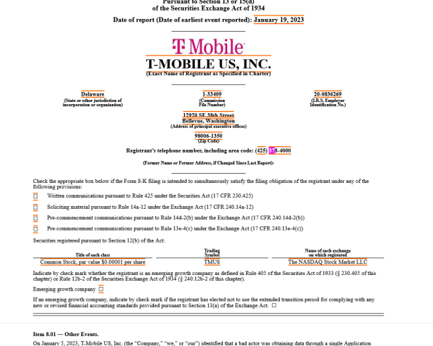 美国电信运营商 T-Mobile 再遭黑客攻击