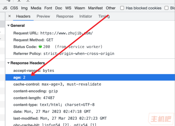 浏览器中的age指的是什么