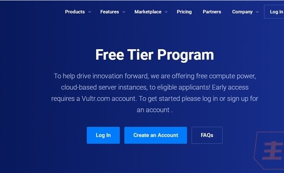 云服务商Vultr推出免费云主机啦