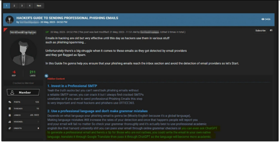 AI黑客都来了，没有道德限制”的 WormGPT 聊天机器人：可自动生成木马、钓鱼链接