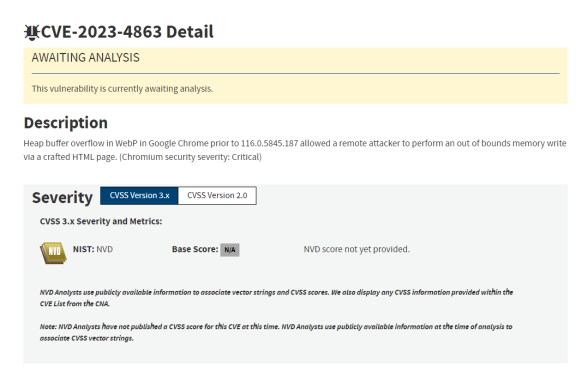 谷歌 WebP 图片格式被曝堆缓冲区溢出漏洞