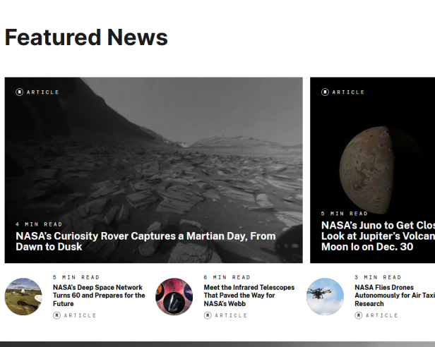 NASA 用 WordPress 做了个网站,竟花了上百万美金