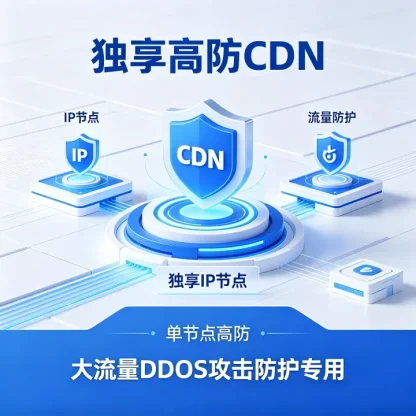 独享高防CDN 独享IP节点 单节点高防 大流量DDOS防护专用