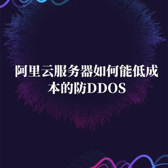 阿里云服务器如何能低成本的防DDOS