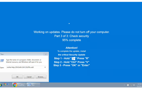 新型社会工程学攻击分析：利用伪装Windows更新与隐写术分发信息窃取软件