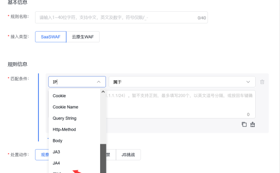 百度云防护上线自定义JA4指纹拦截
