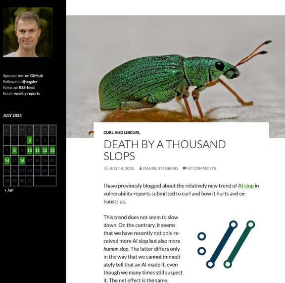 安全保卫者的无奈投降：cURL因AI洪流淹没，宣布终止漏洞赏金计划