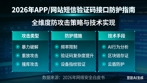 APP/网站如何防止短信验证码接口被攻击？2026年最全防护指南