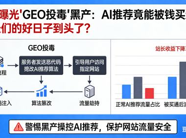 315曝光“GEO投毒”黑产:AI推荐竟能被钱买通,站长们的好日子到头了?