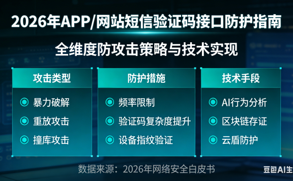 APP/网站如何防止短信验证码接口被攻击？2026年最全防护指南