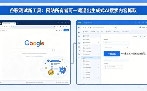 谷歌测试新工具:网站所有者可“一键退出”生成式 AI 搜索内容抓取